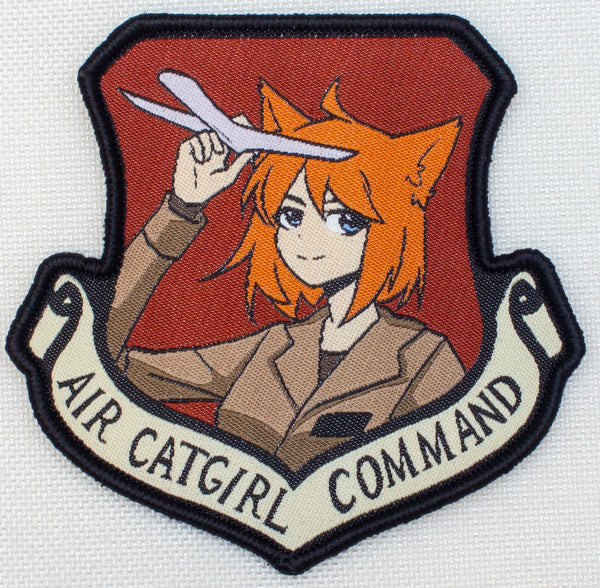 USAF Catgirl Velcro Patches