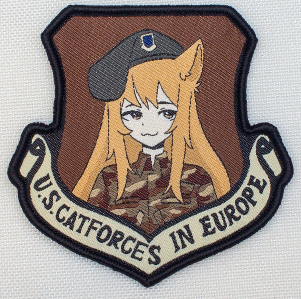 USAF Catgirl Velcro Patches