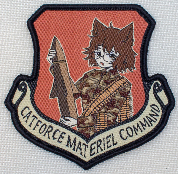 USAF Catgirl Velcro Patches