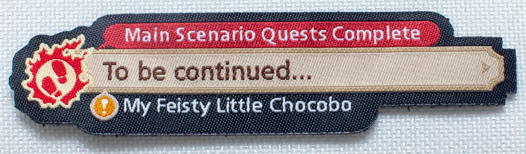 FFXIV MSQ Marker Velcro Patch