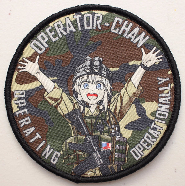 Operator-Chan Velcro Patches