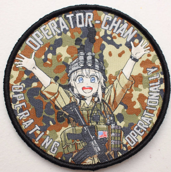Operator-Chan Velcro Patches