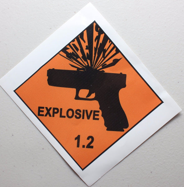 GlockSplosion Decal Sticker