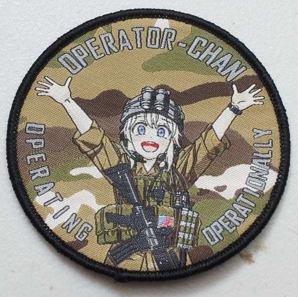 Operator-Chan Velcro Patches