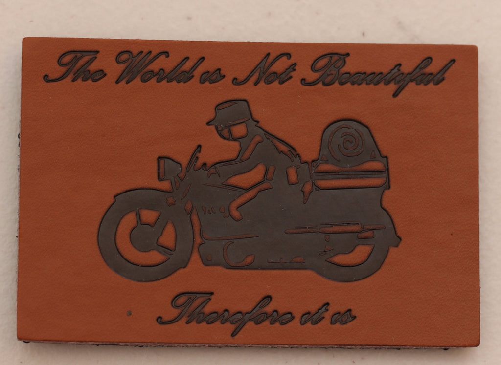 Kino No Tabi Leather Velcro Patch