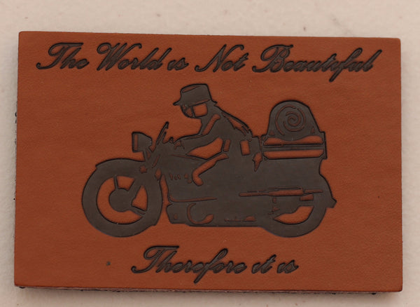 Kino No Tabi Leather Velcro Patch