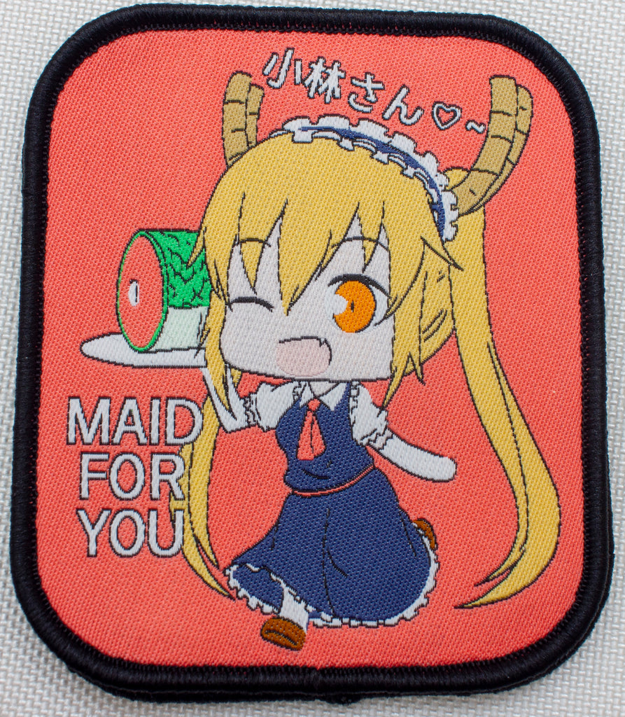 Kobayashi Maid Dragon Tohru Velcro Patch