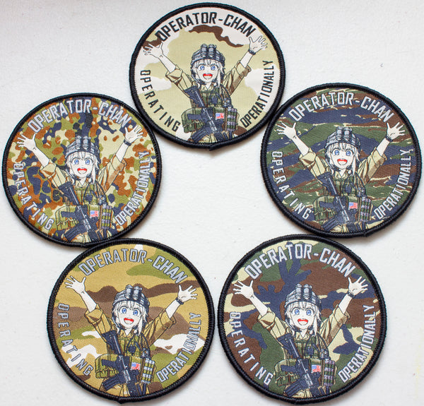 Operator-Chan Velcro Patches
