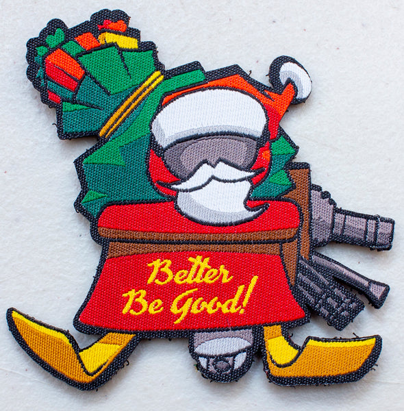 Gunship Santa Velcro Patch