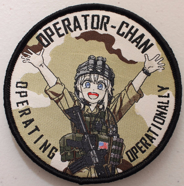 Operator-Chan Velcro Patches