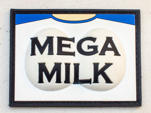 Mega Milk Oppai PVC Velcro Patch