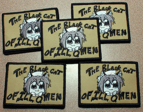 2hu Chen - The Black Cat of Ill Omen Velcro Patch